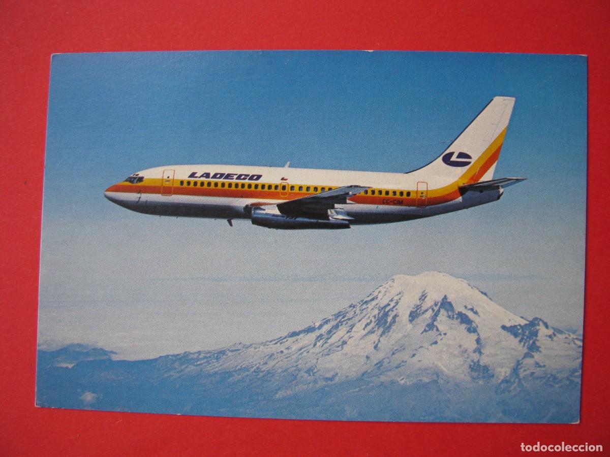 Postales: POSTAL DEL AVION BOEING 737. LADECO. - Foto 1