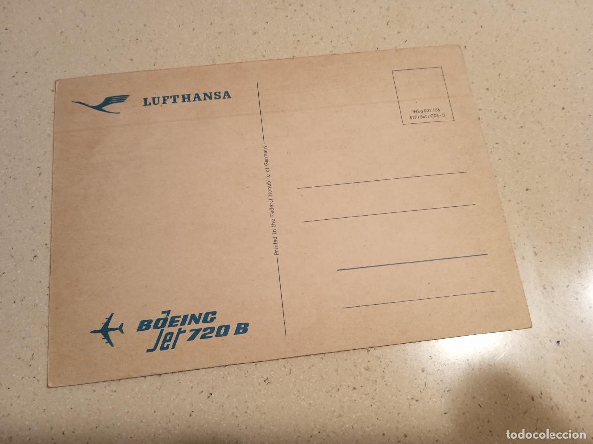 Postales: Antigua postal Lufthansa Boeing Jet 720 B - Foto 4