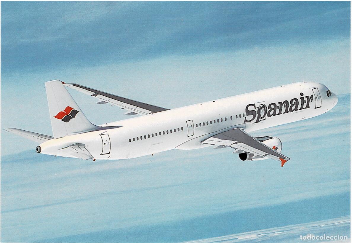 Postales: Spanair - Airbus A-321 (airline issue) - Foto 1
