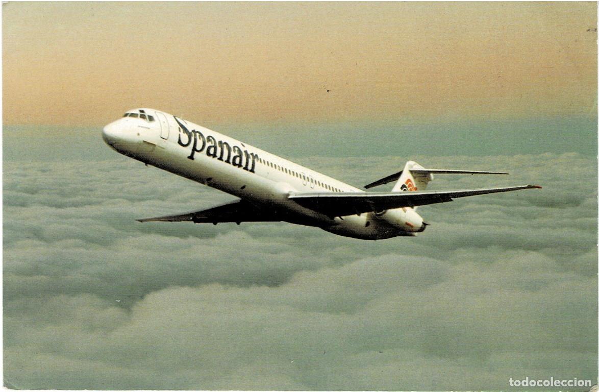 Postales: Spanair - McDonnell Douglas MD-83 (airline issue) - Foto 1