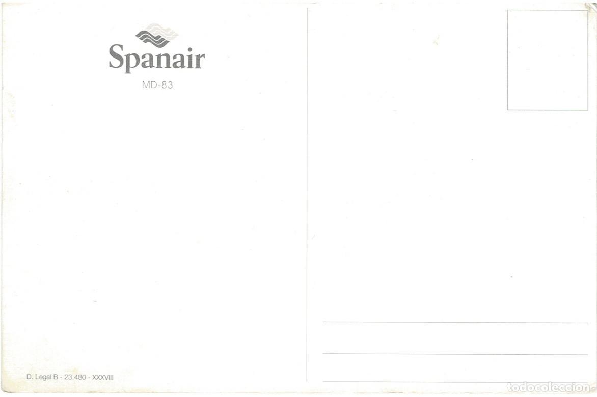 Postales: Spanair - McDonnell Douglas MD-83 (airline issue) - Foto 2