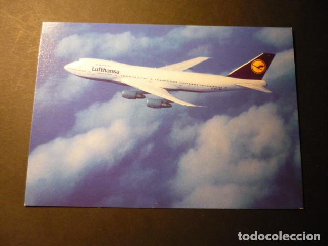 Postales: AVION LUFTHANSA BOEING 747-200 - Foto 1