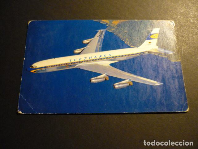 Postales: AVION LUFTHANSA BOEING 707 JET POSTAL - Foto 1