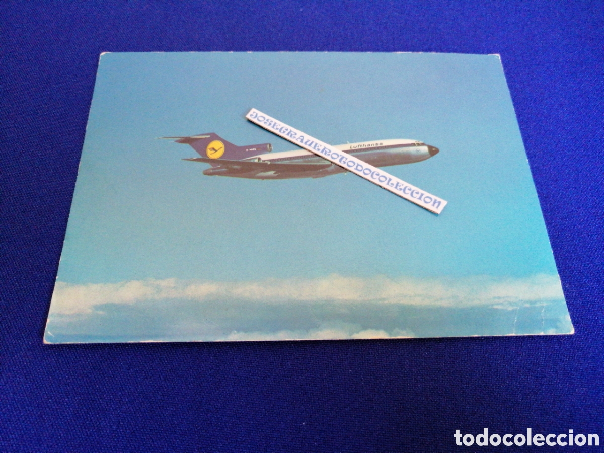 Postales: LUFTHANSA BOEING 727 EUROPA JET - Foto 1