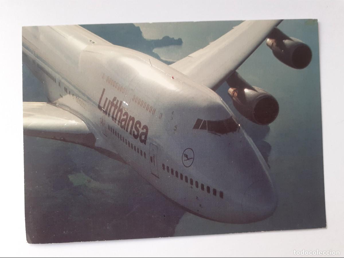 Postales: POSTAL - LUFTHANSA BOEING 747 -400 - Foto 1