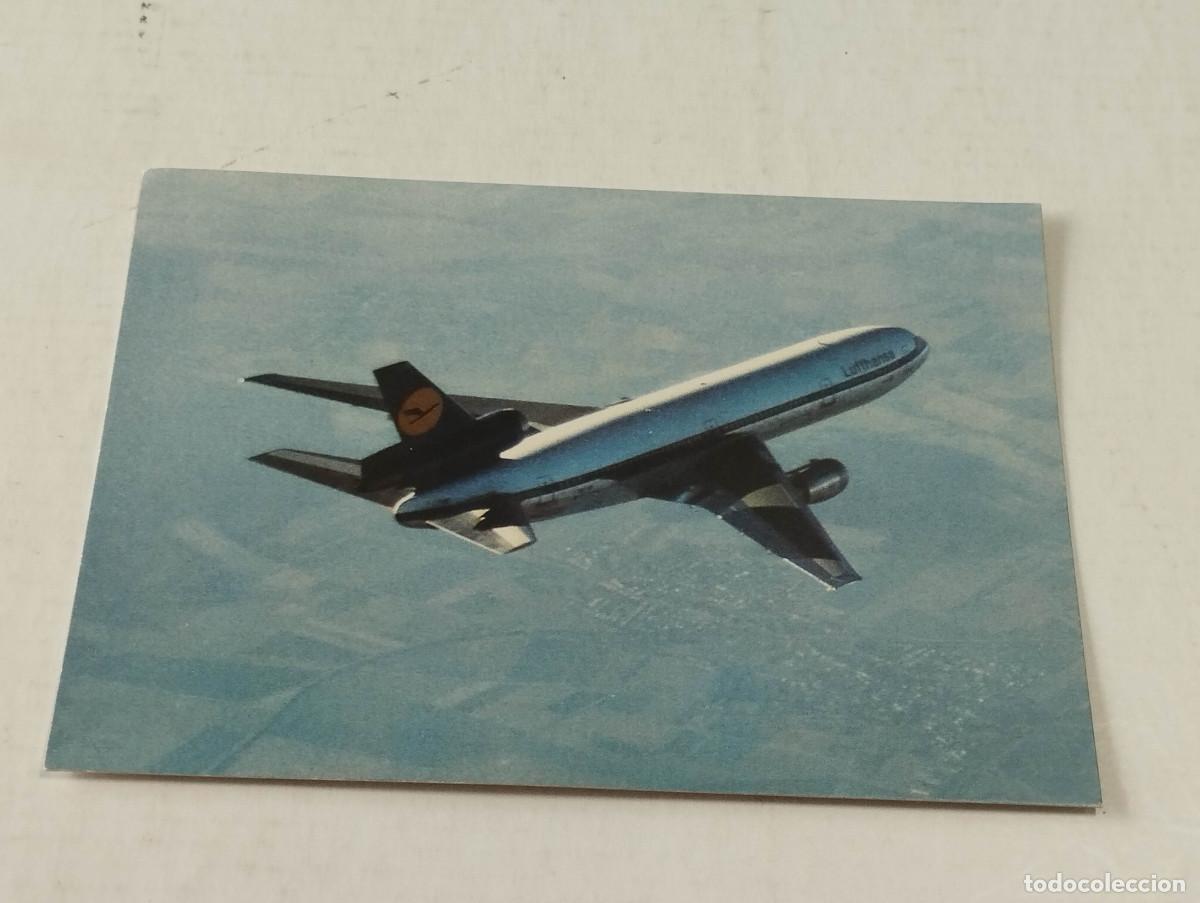 Postales: POSTAL LUFTHANSA DC 10 - Foto 1