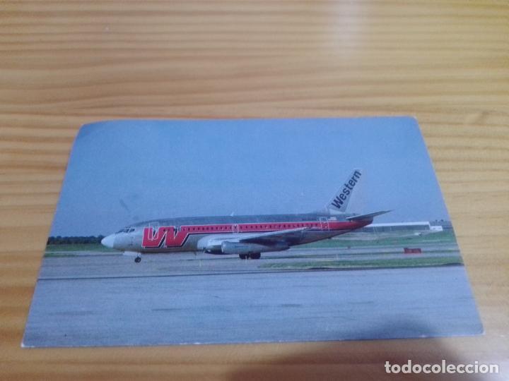 Postales: Western Airlines - Foto 1
