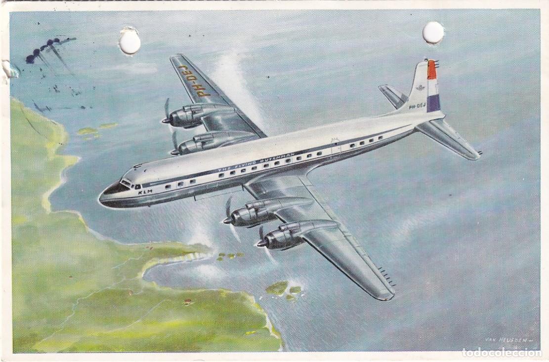 Postales: Douglas DC - 7 C - Postal circulada - Foto 1