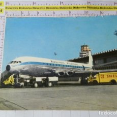 Postales: POSTAL DE AVIONES AEROLÍNEAS. AVIÓN AEROLÍNEAS ARGENTINAS EN AEROPUERTO ROMA FIUMICINO JET COMET 629