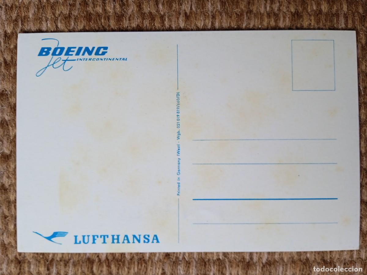 Postales: JET BOEING INTERCONTINENTAL - LUFTHANSA - Foto 2