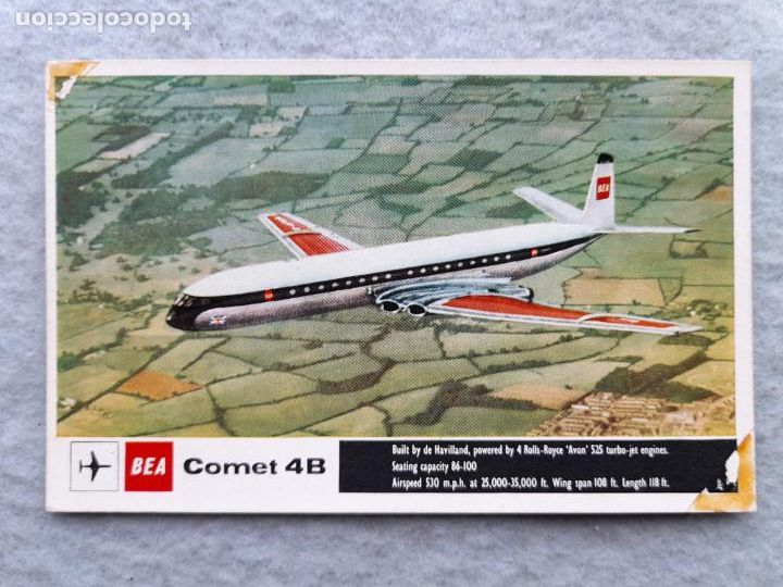Postales: Postal Antigua de Avi&oacute;n. BEA. Comet 4B. - Foto 1