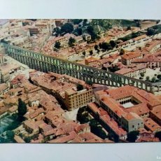 Postales: POSTAL IBERIA (LINEAS AEREAS DE ESPAÑA) - SEGOVIA, ACUEDUCTO ROMANO - FOTO RIEUSSET - AÑO 1960