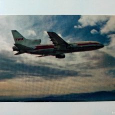 Postales: POSTAL TWA / LOCKHEED L-1011 / SIN CIRCULAR