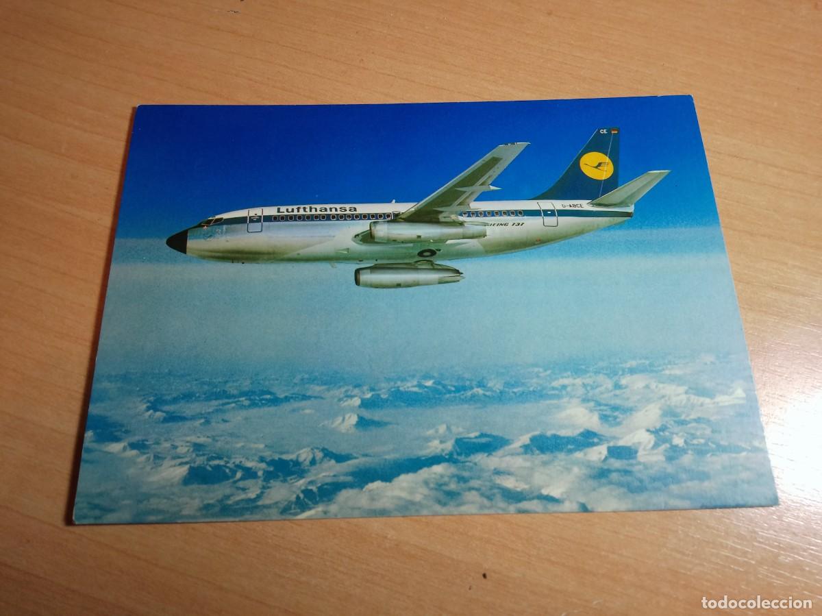 Postales: POSTAL LUFTHANSA B 737 AVION . SIN CIRCULAR - Foto 1