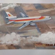 Postales: POSTAL IBERIA AVION DOUGLAS DC-10. 1979. SIN CIRCULAR