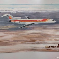 Postales: POSTAL IBERIA AVION BOEING 727. 1980. SIN CIRCULAR