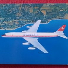 Postales: POSTAL POST CARD CARTE POSTALE POSTKARTE DOUGLAS DC-8 AVIÓN PLANE AIRPLANE AIR PLANE SWISSAIR SUIZA
