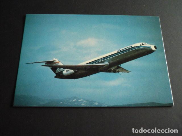 Postales: AVION AVIACO DC 9/34 POSTAL - Foto 1