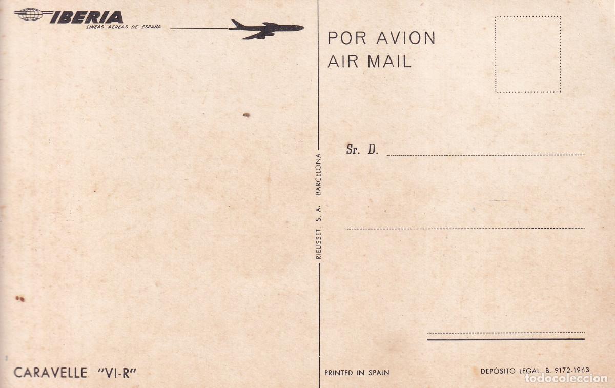 Postales: IBERIA CARAVELLE V-R - Foto 2