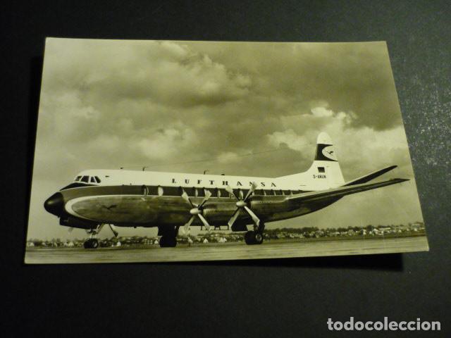 Postales: AVION LUFTHANSA VISCOUNT 814 - Foto 1