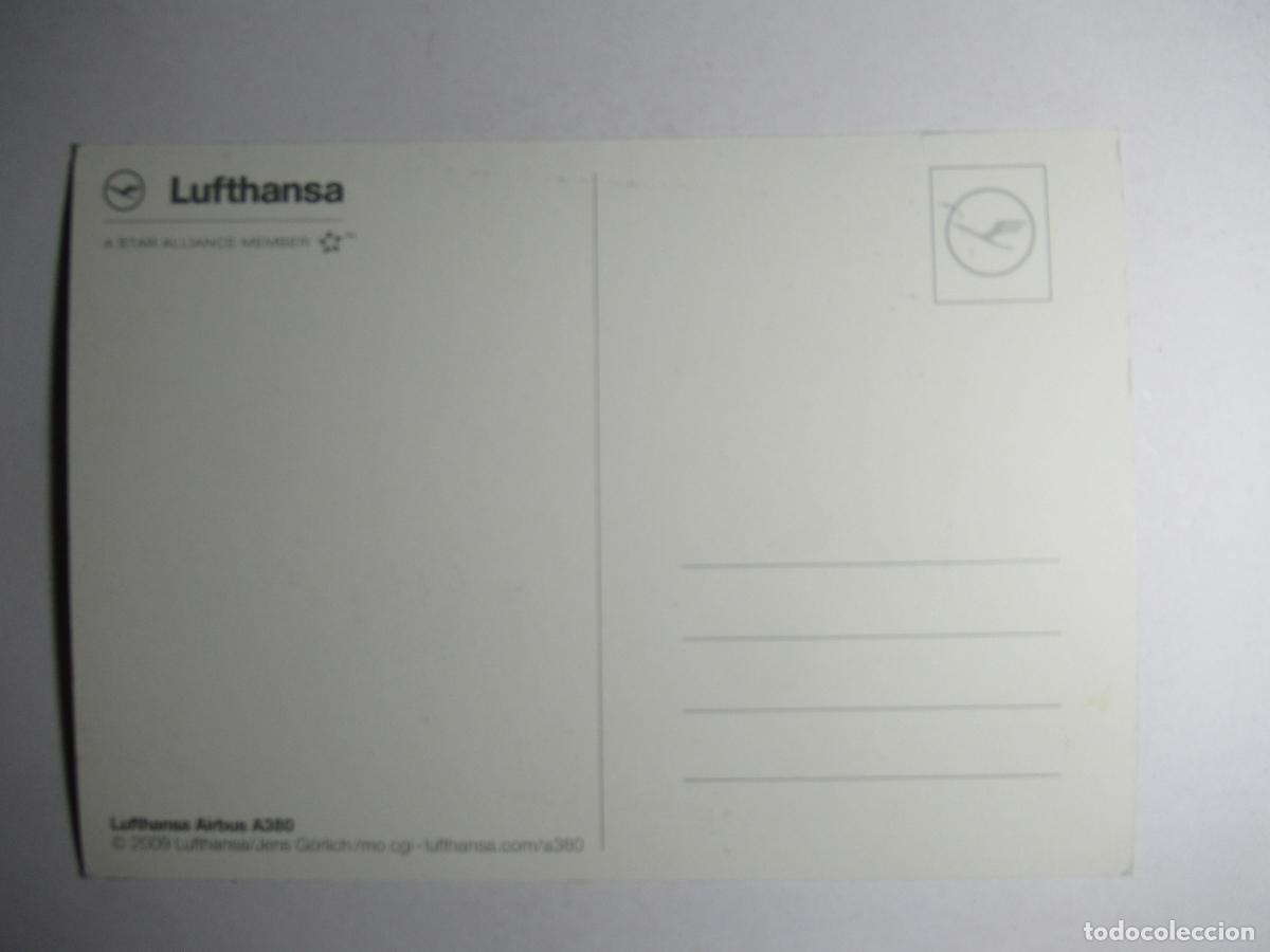 Postales: Lufthansa Airbus A380 - avi&oacute;n - Foto 2