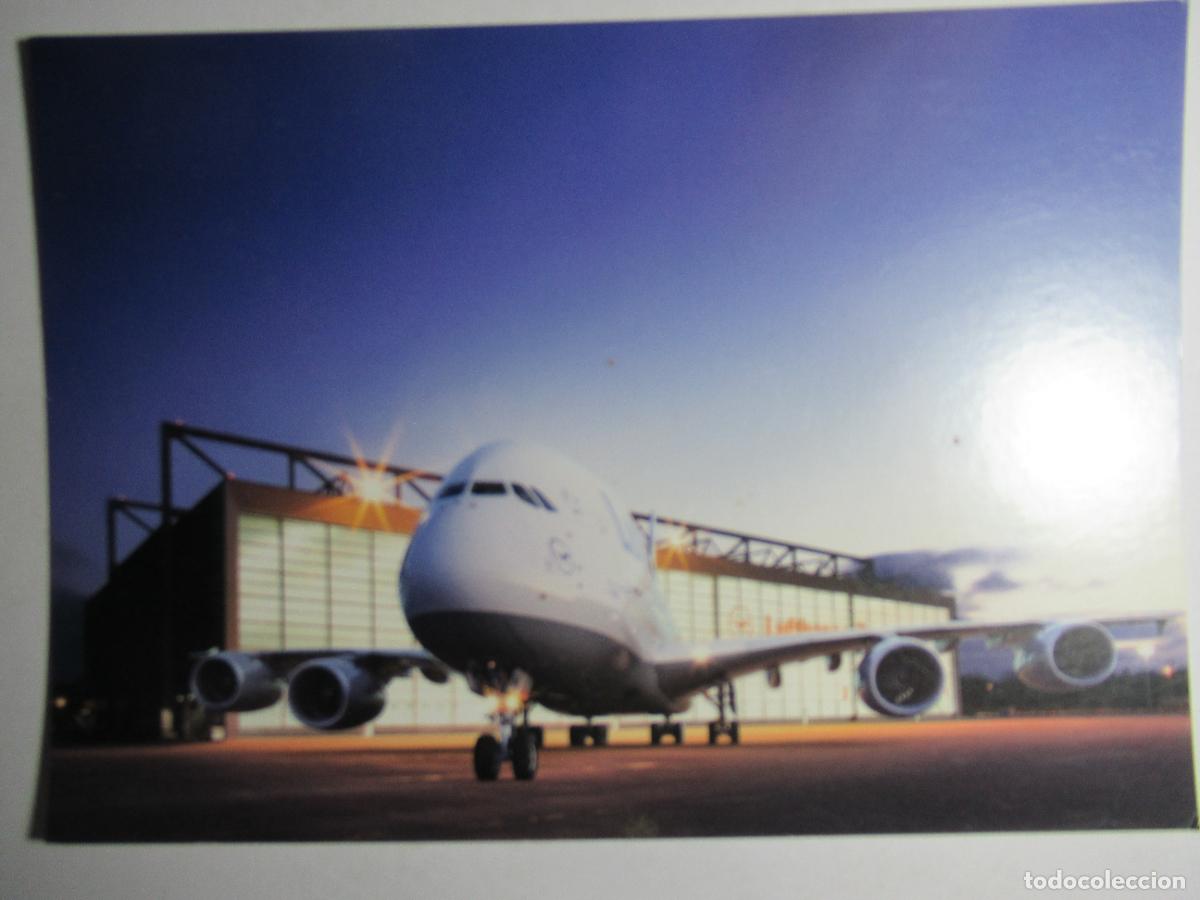 Postales: Lufthansa Airbus A380 - avi&oacute;n - Foto 1