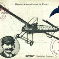 Postales: BATHIAT MONOPLAN SOMMER HONNEUR A NOS OISEAUX DE FRANCE