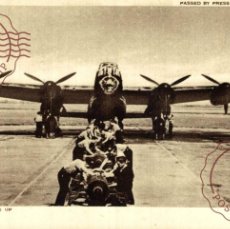 Postales: LANCASTER BOMBING UP PASSED BY PRESS AND CENSORSHIP BUREAU RAF ROYAL AIR FORCE FIGHTERS AND BOMBERS