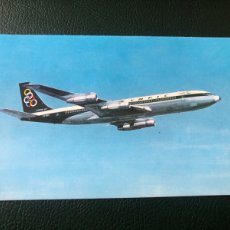 Postales: POSTAL OLÍMPIC AIRWAYS. AVIÓN BOEING 707-320. SIN CIRCULAR. ED. CHAT I. PAPADOPOULOS. GRECIA