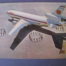 Postales: POSTAL DE IBERIA. AVION DC-10/30 COSTA BRAVA. ESCRITA 1974.
