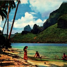 Postales: TAHITI - PAOPAO BAY - KNOWN AS COOK'S BAY, AT MOOREA - PAN AM - 145X80MM