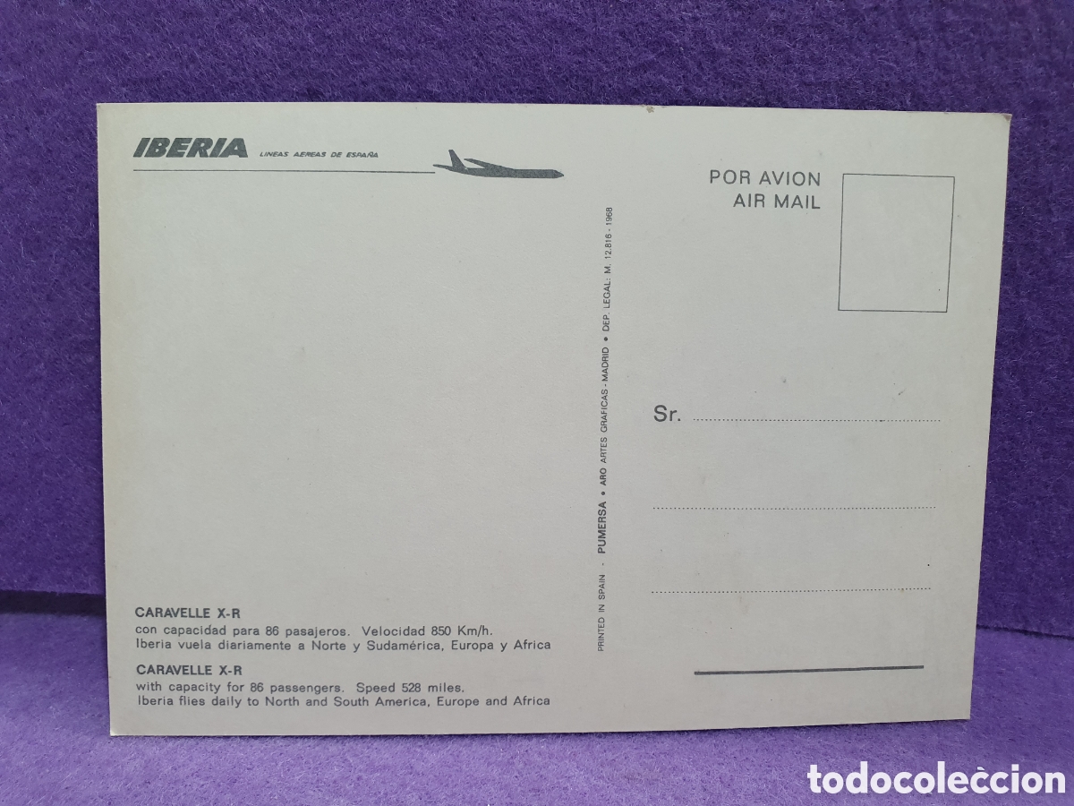 Postales: Postal avion Iberia. (L31) - Foto 2