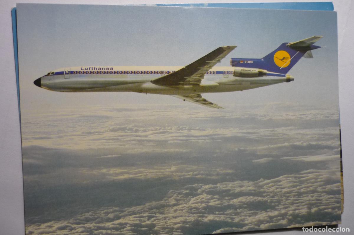 Postales: postal avion b 727 lufthansa - Foto 1