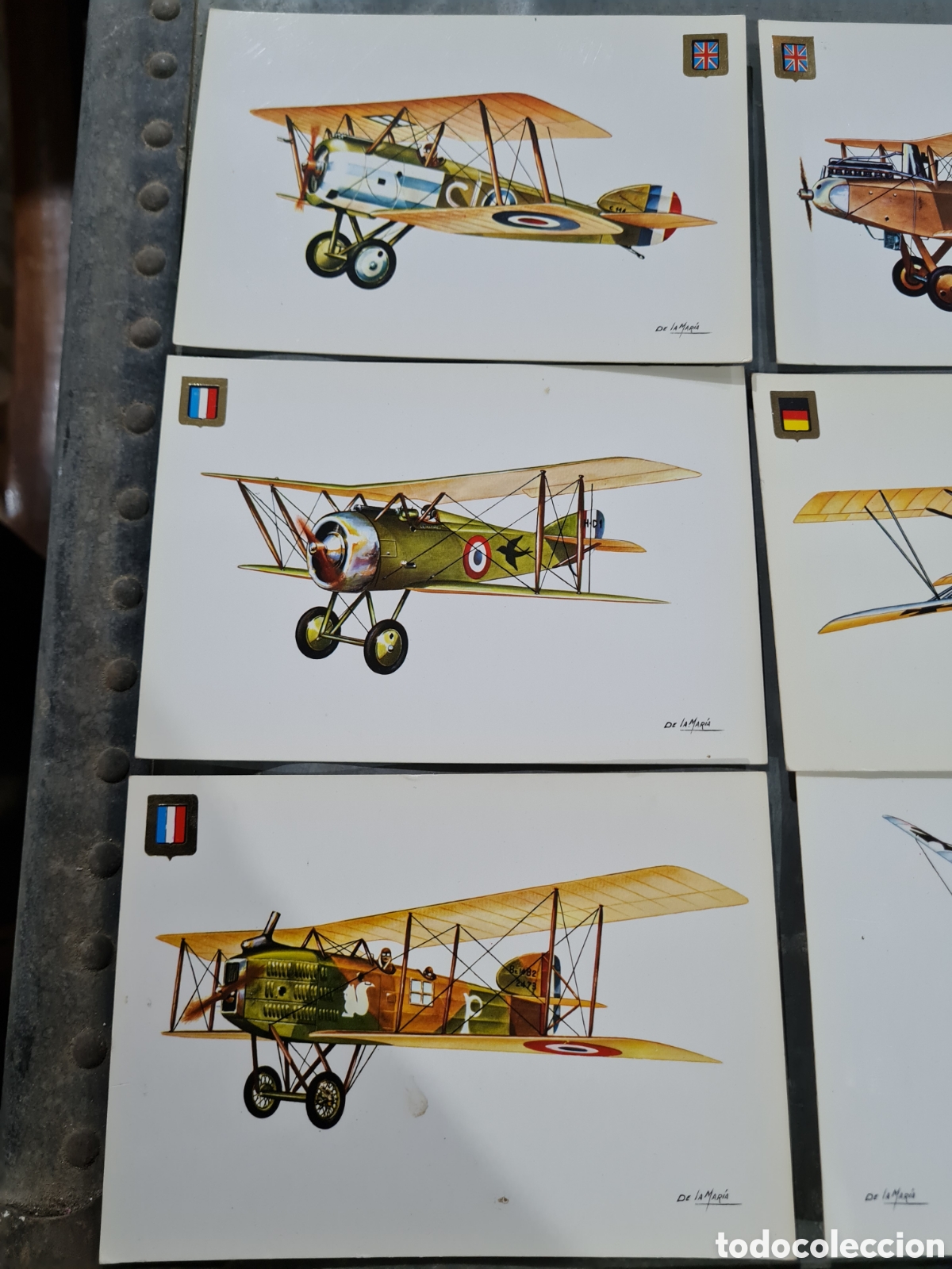 Postales: 9 postales sin circular de aviones - Foto 2