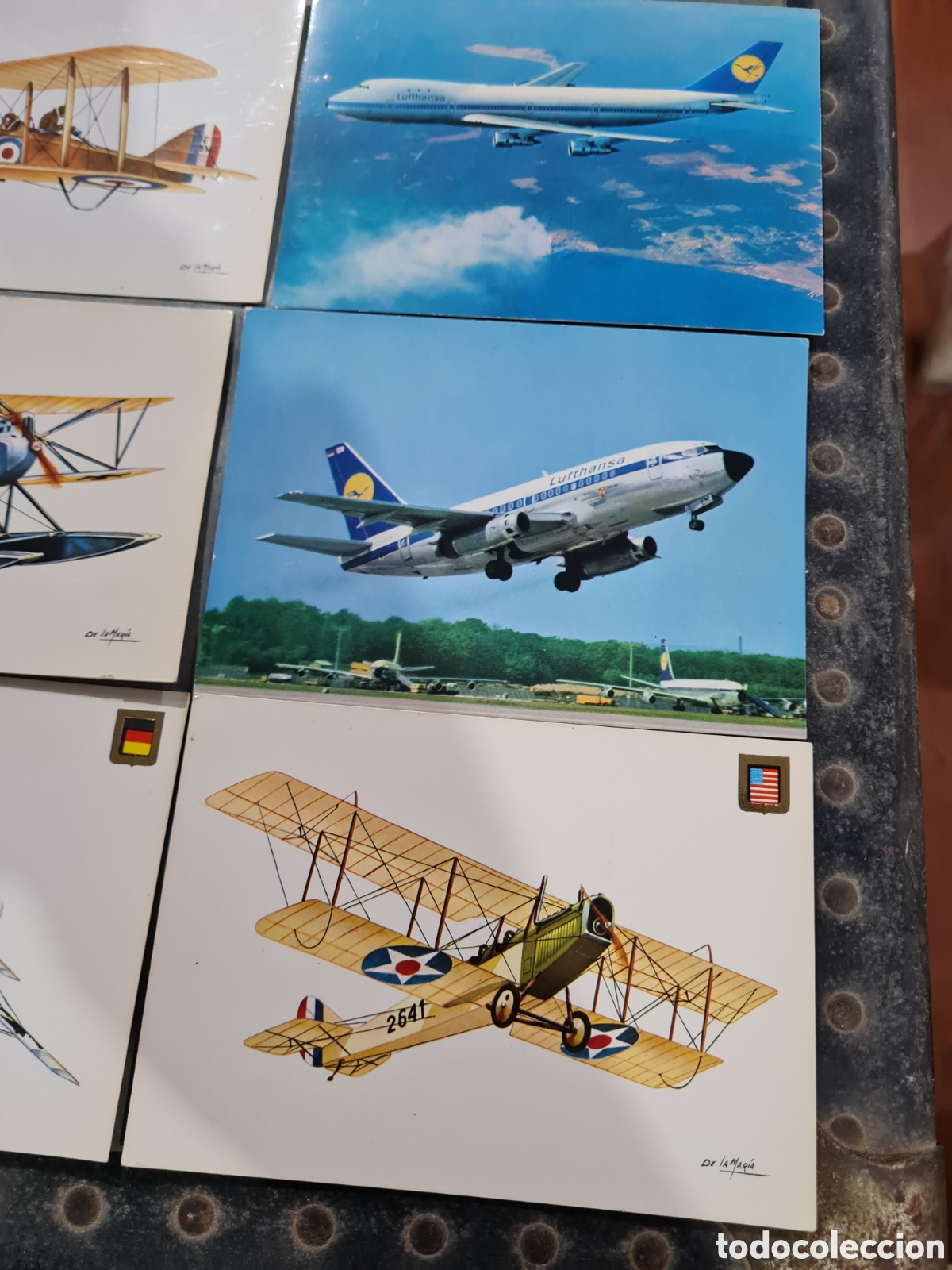 Postales: 9 postales sin circular de aviones - Foto 4