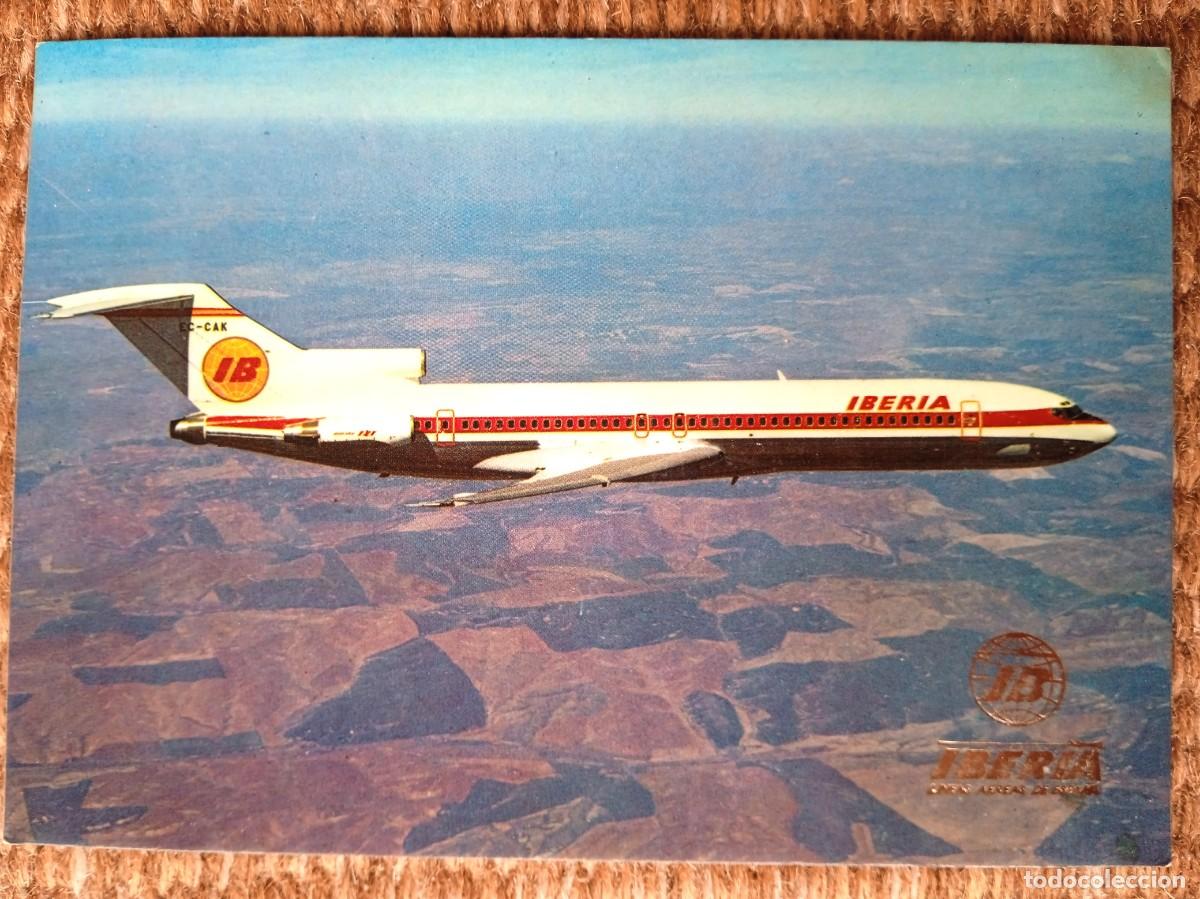 Postales: IBERIA - BOEING 727 - Foto 1