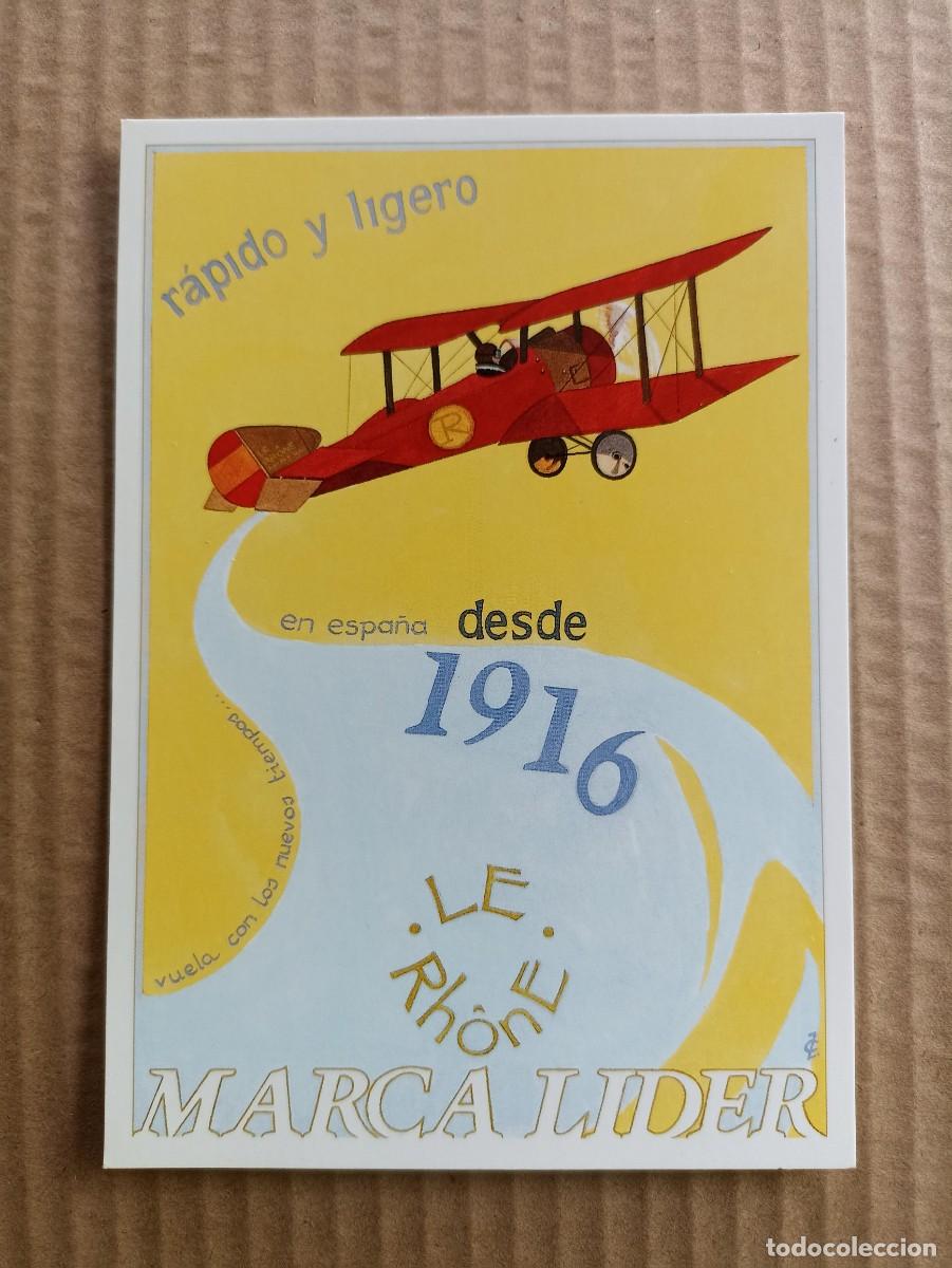 Postales: Vieja postal Le Rh&ocirc;ne (aviones) - Foto 1