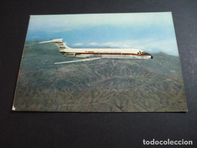Postales: IBERIA AVION JET DOUGLAS DC-9 - Foto 1