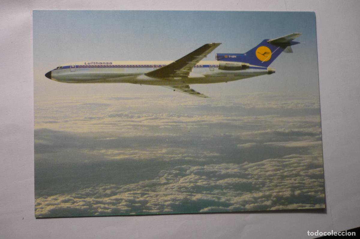 Postales: potal avion lufthansa b 727 - Foto 1