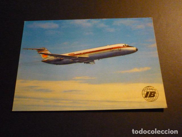 Postales: AVION IBERIA JET DOUGLAS DC-9 POSTAL - Foto 1