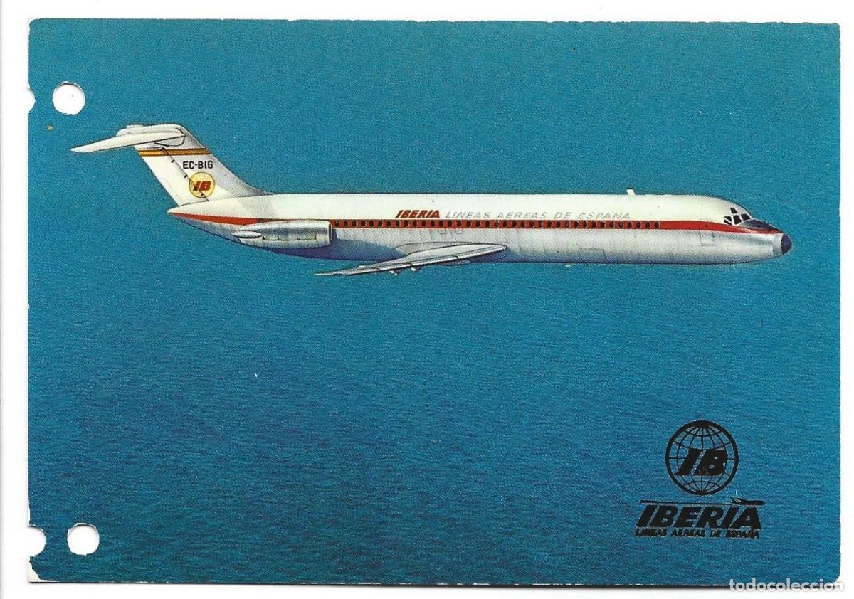 Postales: JET DOUGLAS DC-9.- IBERIA - Foto 1