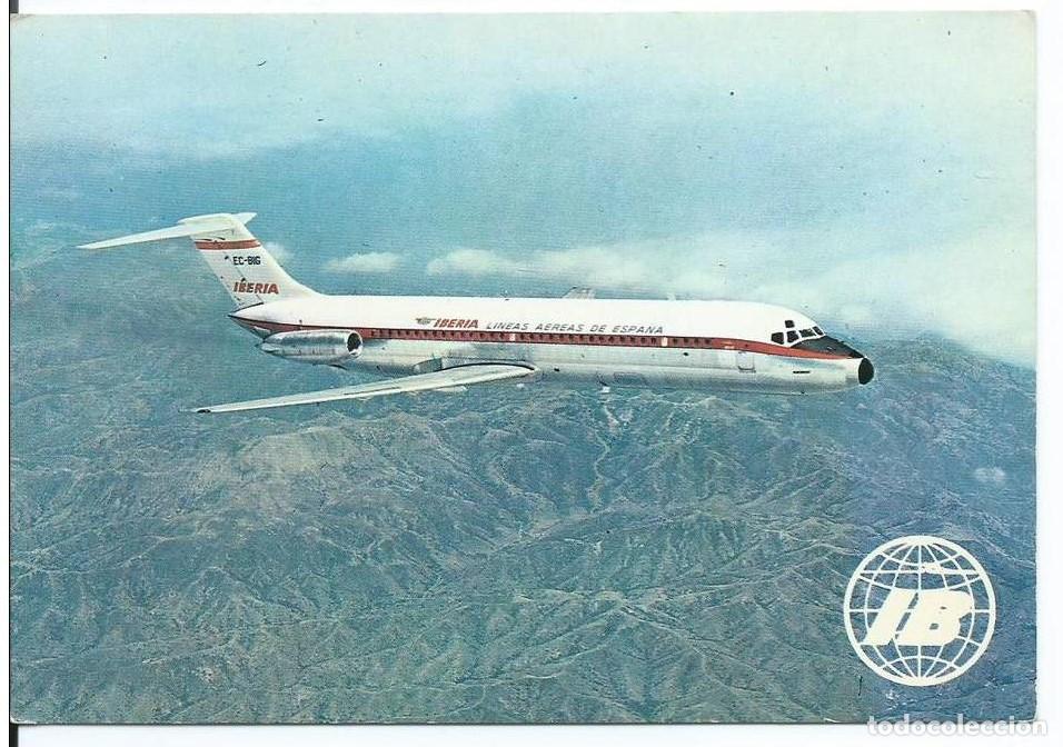 Postales: JET DOUGLAS DC-9, SERIE 30.- IBERIA - Foto 1