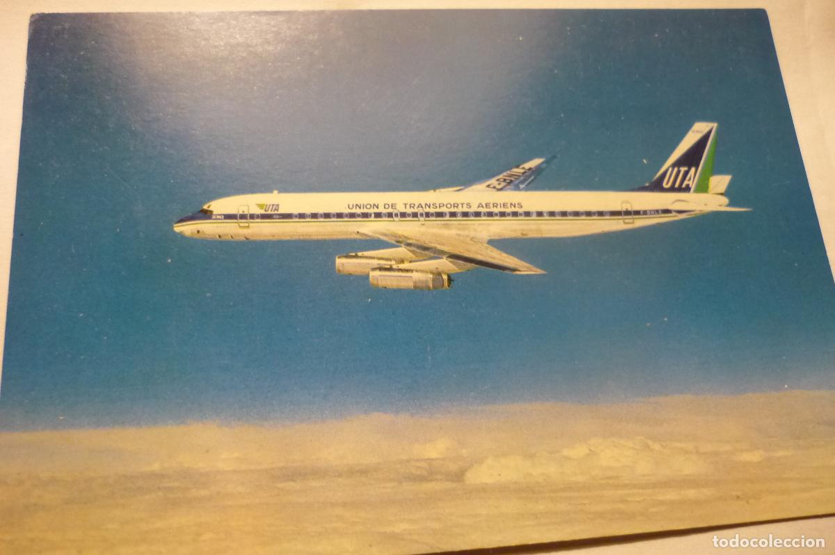 Postales: postal avion syper dc 8 -uta - Foto 1
