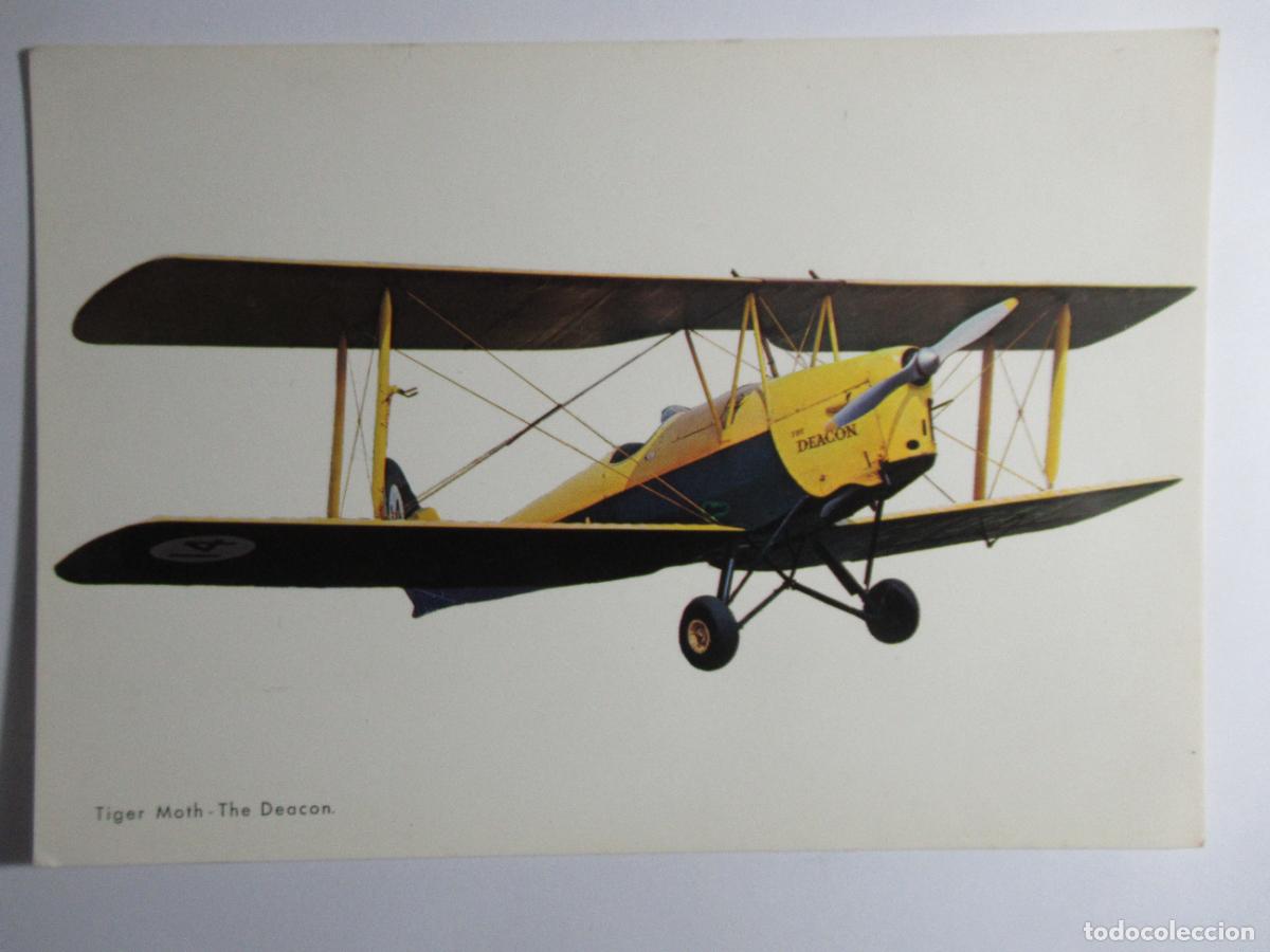 Postales: Avi&oacute;n Tiger Moth - The Deacon - Foto 1