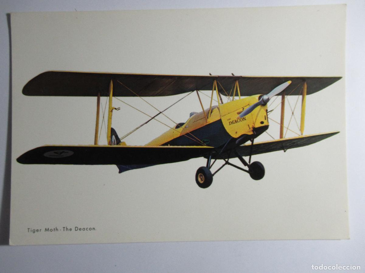 Postales: Avi&oacute;n Tiger Moth - The Deacon - Foto 1