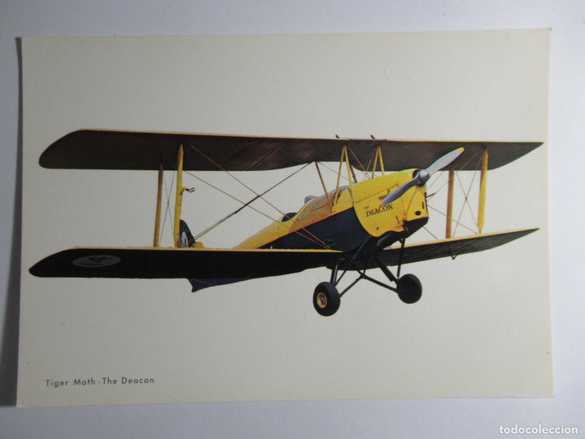 Postales: Avi&oacute;n Tiger Moth - The Deacon - Foto 1