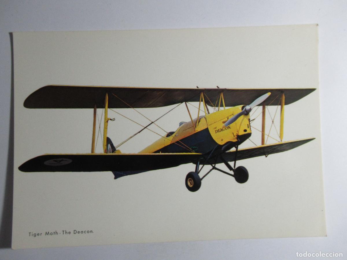 Postales: Avi&oacute;n Tiger Moth - The Deacon - Foto 1