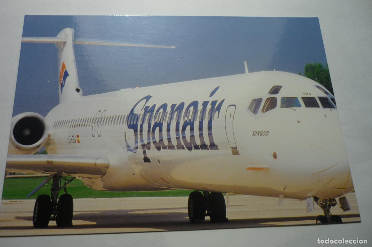 Postales: postal avion spanair md -83 - Foto 1