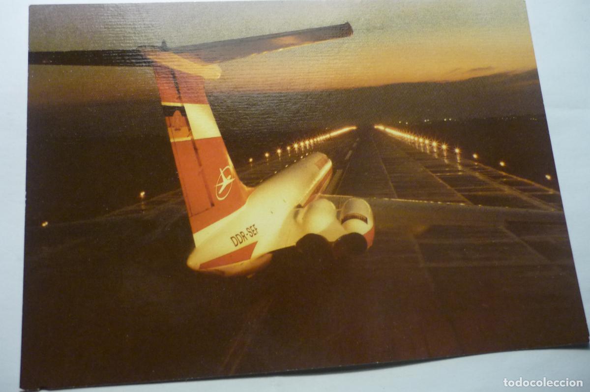 Postales: postal extranjera avion il62 start interflug - Foto 1