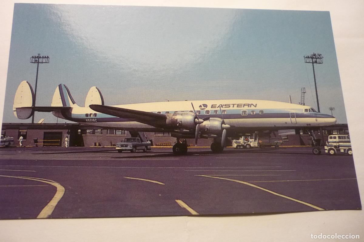 Postales: postal extranjera avion lockhead 1049c eastern - Foto 1